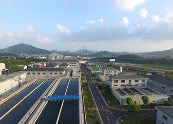 上海竹園污水處理廠紫外線消毒